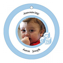 ABC Baby Circle Baby Favor Tag