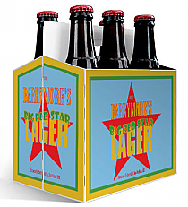 6 Pack Carrier Star includes plain 6 pack carrier and custom pre-cut labels