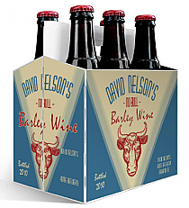 6 Pack Carrier Bull includes plain 6 pack carrier and custom pre-cut labels