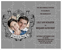 Imperial Large Invite Wedding Puzzle