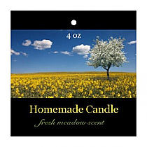 Fresh Meadow Small Square Candle Hang Tag