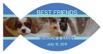 Fish Pets Friend Labels 4x2