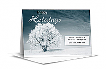 Christmas Holiday Tree Landscape Cards  7.875" x 5.50" w-envelope