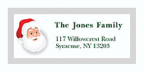 Old Santa Christmas Address Labels 2" x .875"