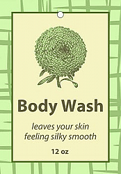 Soothing Rectangle Bath Body Favor Tag