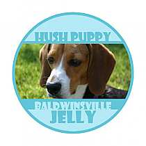 Hush Puppy Big Circle Food & Craft Label