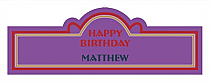 Age Birthday Billboard Cigar Band Labels