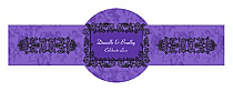 Iron Vine Wedding Buckle Cigar Band Labels