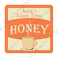 Tea Time Square Food & Craft Label