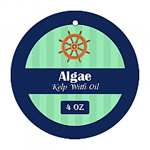 Algae Small Circle Canning Hang Tag 1.5x1.5