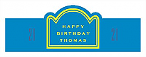 Simple Age Birthday Billboard Cigar Band Labels