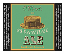 Straw Square Text Beer Labels