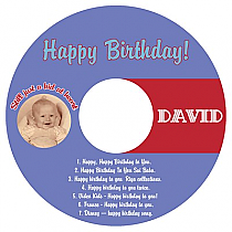 CD Kid Birthday Labels 