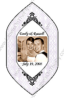 Venice Large Wedding Labels