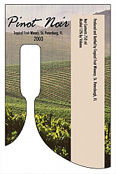 Florida Rectangle2 Wine Label 2.5x4.5