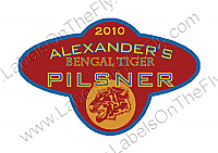 Tiger Collar Warm Beer Labels