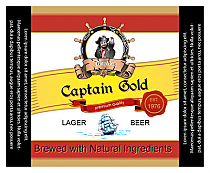 Pirate Horizontal Rectangle Beer Labels