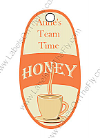 Tea Time Small Rectangle Food & Craft Hang Tag