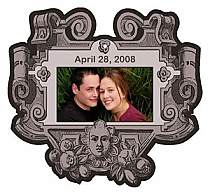 Baroque Large Wedding Favor Tag 3.25x3