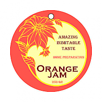 Hawaiian Circle Canning Favor Tag