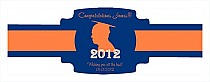 School Spirit Graduation Buckle Cigar Band Labels