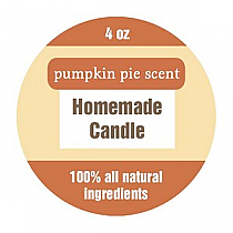 Original Country Small Circle Candle Labels