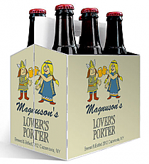 6 Pack Carrier Lovers includes plain 6 pack carrier and custom pre-cut labels