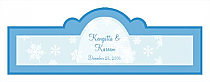 Winter Wonderland Wedding Billboard Cigar Band Labels