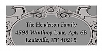 Imperial Address Wedding Labels