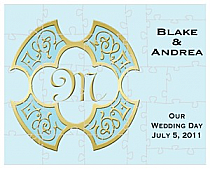 Medici Large Favor Wedding Puzzle