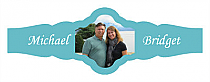 Photo with Text Wedding Fancy Cigar Band Labels1