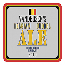 Belgian Square Beer Labels