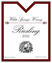 Colorado Rectangle Wine Label 3.25x4