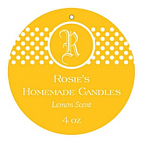 Regal Circle Candle Hang Tag