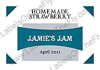 Custom Nautilus Large Rectangle Food & Craft Label