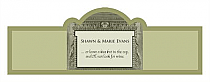 Carving Wedding Billboard Cigar Band Labels