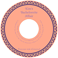 Monarch CD Bridal Shower Labels