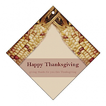 Just Corn Thanksgiving Diamond HangTag 2x2