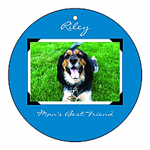 Big Circle Pets Scrapbook Favor Tag 2x2