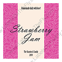 Custom Cool Sorbet Large Square Food & Craft Label