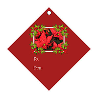 Holly Jolly Diamond Hang Tag