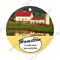 Farm Land Circle Food & Craft Hang Tag