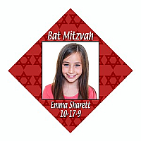 Mazel Tov Diamond Bat Mitzvah Label