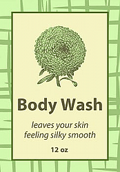 Soothing Big Rectangle Bath Body Label