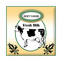 Cow Patch Square Food & Craft Label