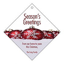 Diamond Group Ornaments Christmas Hang Tag