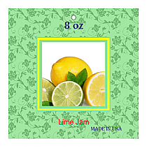 Lime Square Canning Hang Tag 2x2