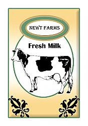 Cow Patch Large Rectangle Food & Craft Label