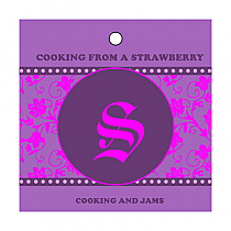 Floral Pearls Square Canning Favor Tag