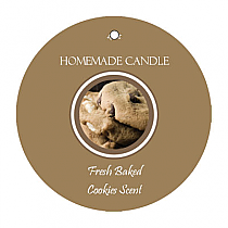 Fresh Baked Small Circle Candle Hang Tag